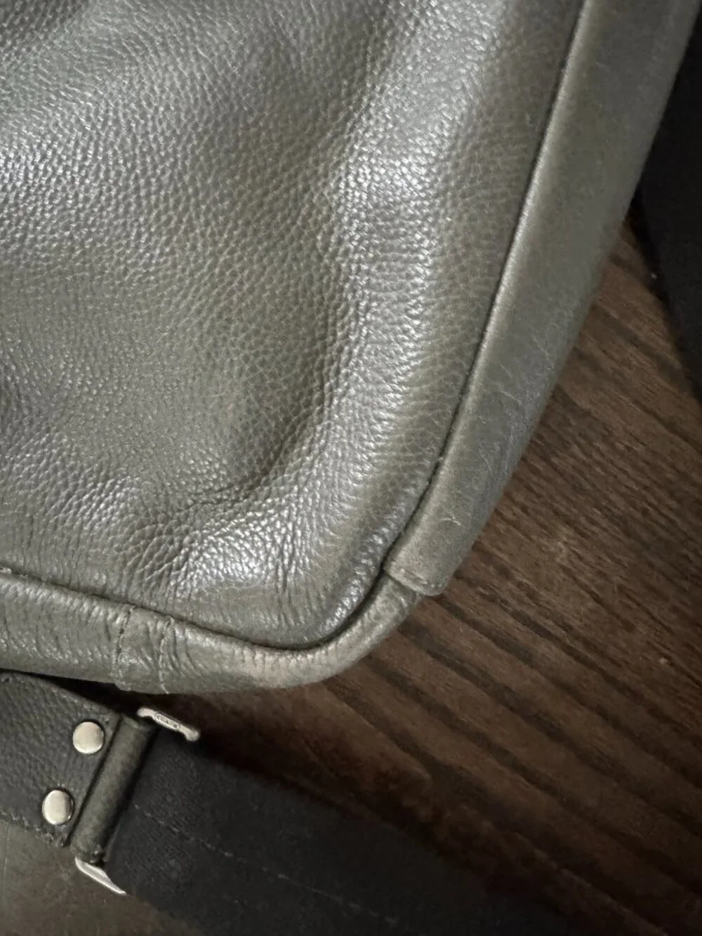 Coach Black Smooth Leather Messenger Laptop Bag | Unisex Crossbody